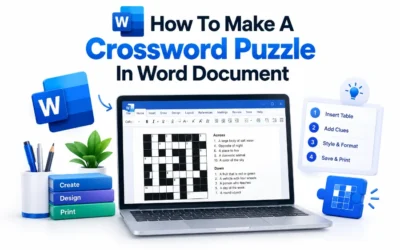 How to Make a Crossword Puzzle in Word Document